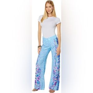 Lilly Pulitzer, Bal Harbor Palazzo Pants, size large